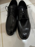 百麗通勤商務(wù)皮鞋男秋冬新商場(chǎng)款牛皮正裝鞋婚鞋CF01DCM9預售 經(jīng)典黑 43 (265mm) 曬單實(shí)拍圖