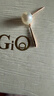 GiO珠寶 Akoya珍珠耳釘18K金耳飾耳墜生日禮物送女友 18K金 珍珠7.5-8mm 曬單實(shí)拍圖