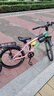 鳳凰（Phoenix）兒童自行車(chē)6-15歲男孩女孩中大童山地車(chē)變速學(xué)生車(chē)小學(xué)生自行車(chē) 幻影粉綠色- 單速輻條輪 無(wú)后座 22寸(適合140-160cm) 曬單實(shí)拍圖
