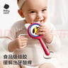 babycare嬰兒撥浪鼓新生硅膠搖鈴玩具0-1歲寶寶新生兒玩具-羅拉紅 曬單實(shí)拍圖