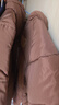 婧麒（JOYNCLEON）兒童棉服男女童裝棉衣外套上衣秋冬裝小寶寶棉襖嬰兒衣服 深咖色（小熊款） 110 cm 曬單實(shí)拍圖