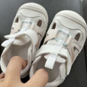 江博士學(xué)步鞋步前鞋春夏女童幼兒涼鞋兒童鞋2B13A1017CW米/藍22碼 曬單實(shí)拍圖