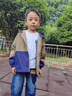 貴人鳥(niǎo)童裝男童套裝2025春秋款兒童防水沖鋒外套男大童透氣耐磨運動(dòng)褲子 黑/G貴人鳥(niǎo)白硅膠K 150 曬單實(shí)拍圖