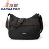 袋鼠（KANGAROO）媽媽包女斜挎包大容量百搭尼龍防水旅行包輕便休閑單肩女款牛津布 經(jīng)典黑 曬單實(shí)拍圖