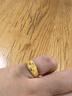 中鑫珠寶黃金龍鳳對戒999.9足金戒指男女款結婚送禮金戒指金指環(huán)圈戒送禮 4.82g（龍戒） 曬單實(shí)拍圖