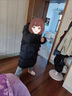 G.DUCKKIDS小黃鴨兒童羽絨棉服女童外套冬季新款中大童中長(cháng)棉衣女孩過(guò)冬衣服 紅色 120 尺碼5~6歲【110-120cm】 曬單實(shí)拍圖
