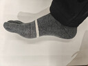 棉小念五指襪男士中筒襪秋冬季【100%純棉10A抗菌防臭】分趾五趾襪4雙 曬單實(shí)拍圖