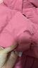 迪士尼女童中長(zhǎng)款棉服2024冬季新款兒童連帽寶寶冬裝中大童外套加厚棉襖 梅子粉 100 cm 建議身高90-100CM 曬單實(shí)拍圖