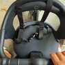 雅迪（yadea）電動(dòng)車(chē)摩登兒童座椅前置通配型寶寶椅安全避震電瓶車(chē)兒童座椅包圍款-辰黑色 曬單實(shí)拍圖