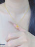 中國黃金（CHINA GOLD）蘋(píng)安喜樂(lè )蘋(píng)果黃金項鏈女足金吊墜生日禮物送女朋友老婆 臻選禮盒包裝【無(wú)產(chǎn)品勿單拍】 曬單實(shí)拍圖
