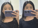 瑞貝卡（Rebecca）假發(fā)女真人發(fā)絲發(fā)際線假發(fā)片前額遮白發(fā)輕薄隱形頭頂劉海補發(fā)片 發(fā)際線八字劉海 自然黑 25cm 曬單實拍圖