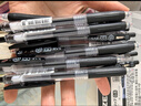 斑馬牌（ZEBRA）JJ15按動(dòng)黑色中性筆0.5mm簽字筆商務(wù)水筆學(xué)生練字考試刷題筆高顏值學(xué)習(xí)辦公文具套裝10支 曬單實(shí)拍圖