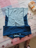 羽克兒童泳衣男童分體長(cháng)袖長(cháng)褲游泳衣夏季防曬速干中大童溫泉泳衣套裝 藍色 160 (5XL高150-160CM/85-100 曬單實(shí)拍圖