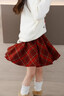 moonkids女童半身裙秋冬兒童毛呢短裙洋氣紅色百褶裙冬季大童2026新款裙子 4539紅色【毛呢短裙】 120 120cm 曬單實(shí)拍圖