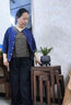 兆君2025春夏新款重磅桑蠶絲雙面四穿背心復古香云紗真絲女裝 咖色 3XL 曬單實(shí)拍圖