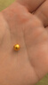 縱橫金業(yè)足金999   黃金轉(zhuǎn)運珠 金珠子  1克 單顆 頂珠 散珠 手串diy 1克  轉(zhuǎn)運珠 曬單實拍圖