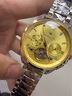 瑞士男士進(jìn)口機械表商務(wù)多功能防水陀飛輪手表品牌十大名表 間金金面-享全國專(zhuān)柜終身質(zhì)保服務(wù)原裝進(jìn)口 42mm直徑 曬單實(shí)拍圖