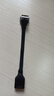 炬信（JUXIN）彎頭USB2.0數據線(xiàn)90度USB延長(cháng)線(xiàn)扁平手機快充轉接線(xiàn)U盤(pán)車(chē)機互聯(lián)Carplay  USB公對母【下彎】10CM 曬單實(shí)拍圖