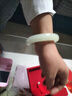 拾想和田玉手鐲羊脂玉新疆女款羊脂白玉青白玉石鐲子帶證書(shū)送媽媽禮物 圈口62mm 曬單實(shí)拍圖