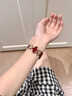 watchbond適用蘋(píng)果Apple iwatch s11手表s10表帶s9/s8女士款四葉花草磁吸扣真皮表帶s7/SE女生42mm牛皮腕帶 小蠻腰真皮-四葉草磁吸扣-米白-淺金白花 38/40/41 曬單實(shí)拍圖