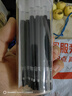 得力（deli）按動中性筆芯替芯 辦公用品學(xué)生刷題筆替芯 0.5子彈頭黑色 S01/S08/1008/K35適用 30支/桶 339124 曬單實拍圖