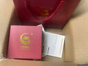 中國黃金（CHINA GOLD）紫羅蘭玉手鐲女瑪瑙玉髓鐲子玉鐲七夕情人節(jié)生日禮物送女朋友老婆 【58圈口】冰透紫羅蘭 曬單實(shí)拍圖