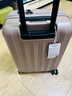 愛(ài)可樂(lè )（Echolac）萬(wàn)向輪行李箱旅行箱密碼箱防刮旅游擴容箱登機箱PC232拿鐵棕20吋 曬單實(shí)拍圖
