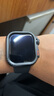 W&P適用蘋果手表保護(hù)殼apple iwatch s11/10秒變ultra保護(hù)套鋅合金屬防摔防刮鏤空硬殼wp·黑色46mm 曬單實(shí)拍圖