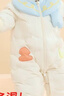 迪士尼（Disney）嬰兒寶寶羽絨服連體衣a類(lèi)鵝絨冬裝外出哈衣爬服連帽鵝絨24新款 白色 100碼建議2-3歲【 90-100cm】 曬單實(shí)拍圖