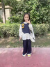 G.DUCKKIDS小黃鴨童裝女童春秋款套裝2025新款兒童女孩寶寶秋季秋裝早秋衣服 圖片色三件套 120 (建議105-115cm 4-5.2周歲) 曬單實拍圖