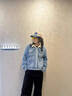 Levi's李維斯25年秋冬新款女士休閑多口袋仿羊羔絨牛仔外套36136 中藍色 L 曬單實(shí)拍圖