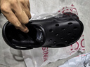 名創(chuàng)優(yōu)品（MINISO）洞洞鞋男士夏季外穿防滑厚底eva踩屎感涼鞋防臭海邊沙灘包頭拖鞋 曬單實(shí)拍圖