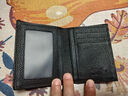 七匹狼男士錢(qián)包短款真皮錢(qián)夾加厚加寬大容量牛皮卡包生日禮物送爸爸父親 咖啡色-豎款（加厚） 曬單實(shí)拍圖