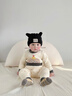 優(yōu)奇嬰兒衣服加絨保暖內衣寶寶秋衣秋褲加絨加厚打底兒童分體套裝冬裝 杏色 80 曬單實拍圖