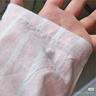 無(wú)印良品（MUJI）女式 無(wú)側(cè)縫雙層紗織 睡衣 家居服套裝  粉紅色條紋5A L 曬單實(shí)拍圖