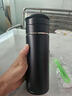 JRINKTEEA高檔茶水分離保溫杯男車(chē)載燜泡茶杯悶杯316無(wú)縫內膽全鋼茶倉辦公 tsuruoka全鋼黑色 500ml 曬單實(shí)拍圖