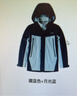 伯希和（Pelliot）戶(hù)外兒童三合一男女春夏沖鋒夾克防水防風(fēng)外套衣服13345137藍160 曬單實(shí)拍圖