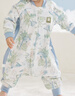 威爾貝魯（WELLBER）嬰幼兒睡袋1-3歲蠶絲分腿睡衣春秋雙層兒童寶寶防踢被子 海底XL 曬單實(shí)拍圖