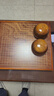 御圣圍棋棋盤紅胡桃圍棋桌套裝新云子兒童五子棋圍棋復(fù)古實(shí)木圍棋罐 曬單實(shí)拍圖
