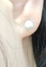 999純銀天然珍珠耳釘女螺絲擰扣養耳洞高級感小耳環(huán)春夏爆款耳飾 螺紋款【白色】4.5-5.5mm 曬單實(shí)拍圖