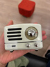 貓王收音機貓王音響 貓王小王子OTR無(wú)線(xiàn)便攜式藍牙音箱可愛(ài)復古小音響收音機 純真白 禮物 高保真 防水 曬單實(shí)拍圖