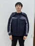 琴琴家冬季夾克棉衣工作服加厚保暖棉襖外套工地裝修戶(hù)外工程防寒棉服男 藏藍拼灰單棉衣【拍拍棉】 180【建議155斤-170斤】 曬單實(shí)拍圖