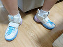 李寧全城8兒童籃球鞋童鞋男大童云科技減震回彈防扭轉科技運動(dòng)鞋 珍珠白-45 34 曬單實(shí)拍圖