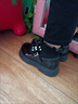 G.duck小黃鴨短靴秋季新款童鞋兒童靴子女童春秋襪靴女孩皮靴秋冬襪子靴 黑色單里 （腳長(cháng)建議加1厘米） 26 （內長(cháng)16厘米） 曬單實(shí)拍圖