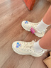 斯凱奇（Skechers）奶茶熊3代女鞋復古熊貓老爹鞋厚底增高鞋百搭休閑運動(dòng)鞋896276 曬單實(shí)拍圖