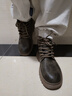 七匹狼男鞋2025秋季新款時(shí)尚馬丁靴男士英倫風(fēng)工裝靴子男款休閑高幫皮鞋 棕色 42 曬單實(shí)拍圖