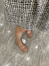 ZARA2025秋季新品 女鞋 絲緞質(zhì)感蝴蝶結飾方頭芭蕾鞋 2508610 050 粉色 38 曬單實(shí)拍圖