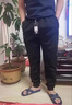 秋冬款三葉草運(yùn)動(dòng)褲男褲透氣束腳褲 黑色 XL 110-125斤 曬單實(shí)拍圖