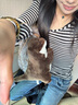 AAISUP美式復古條紋長(cháng)袖T恤女2025年春秋辣妹純欲風(fēng)緊身顯瘦內搭打底衫 條紋 S 曬單實(shí)拍圖
