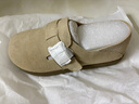 百思圖2025秋季新款簡(jiǎn)約復古休閑勃肯鞋平跟圓頭女單鞋D3097CA5 杏色 36 曬單實(shí)拍圖